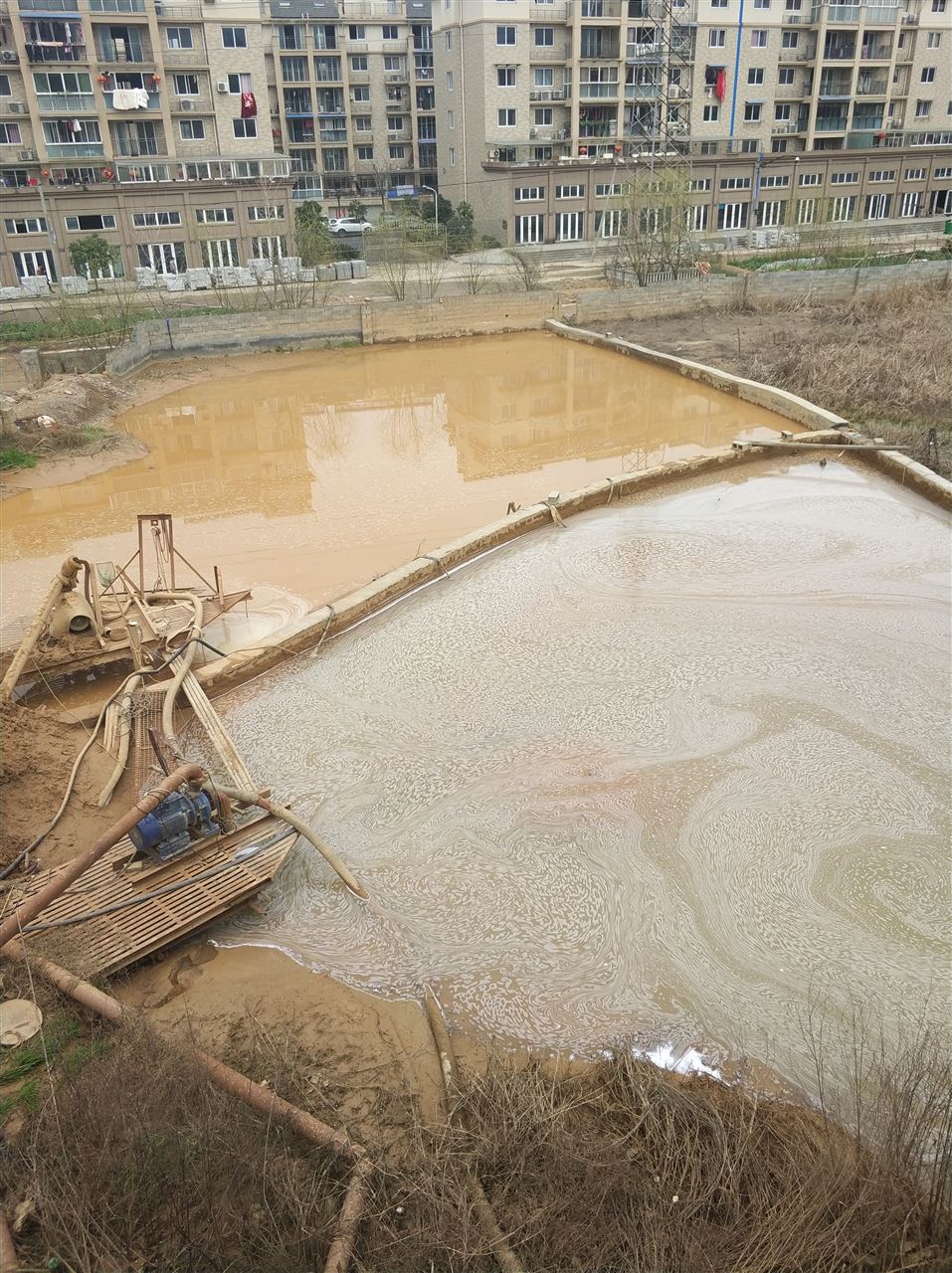 芝罘沉淀池淤泥清理-厂区废水池淤泥清淤