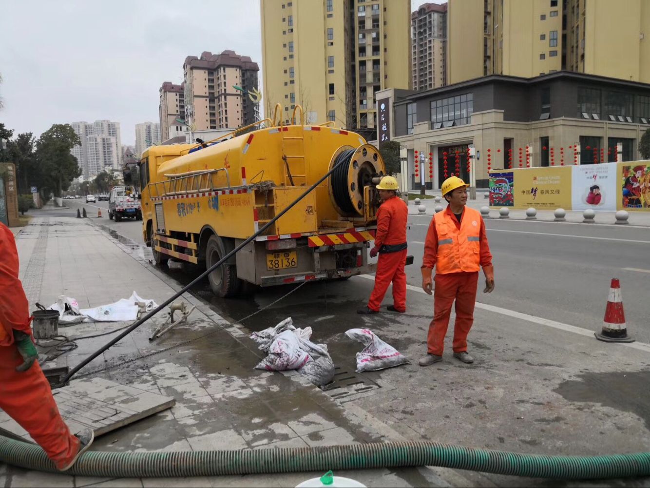 芝罘排污管道清淤-管道清洗